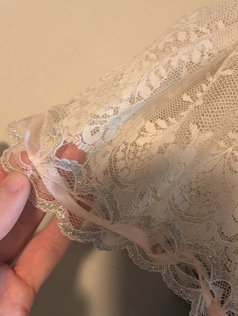 Vintage Bear In Lace Dress - Picture 5 of 6